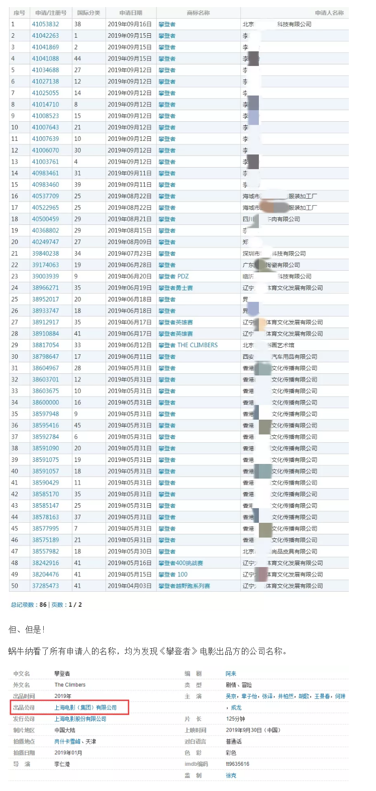 繼《我和我的祖國》，又有兩檔國慶大片未注冊商標(biāo)！